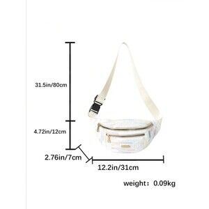 Casual Waterproof Women's Waist Bag, Crossbody Bag And Chest Bag Combo For Women